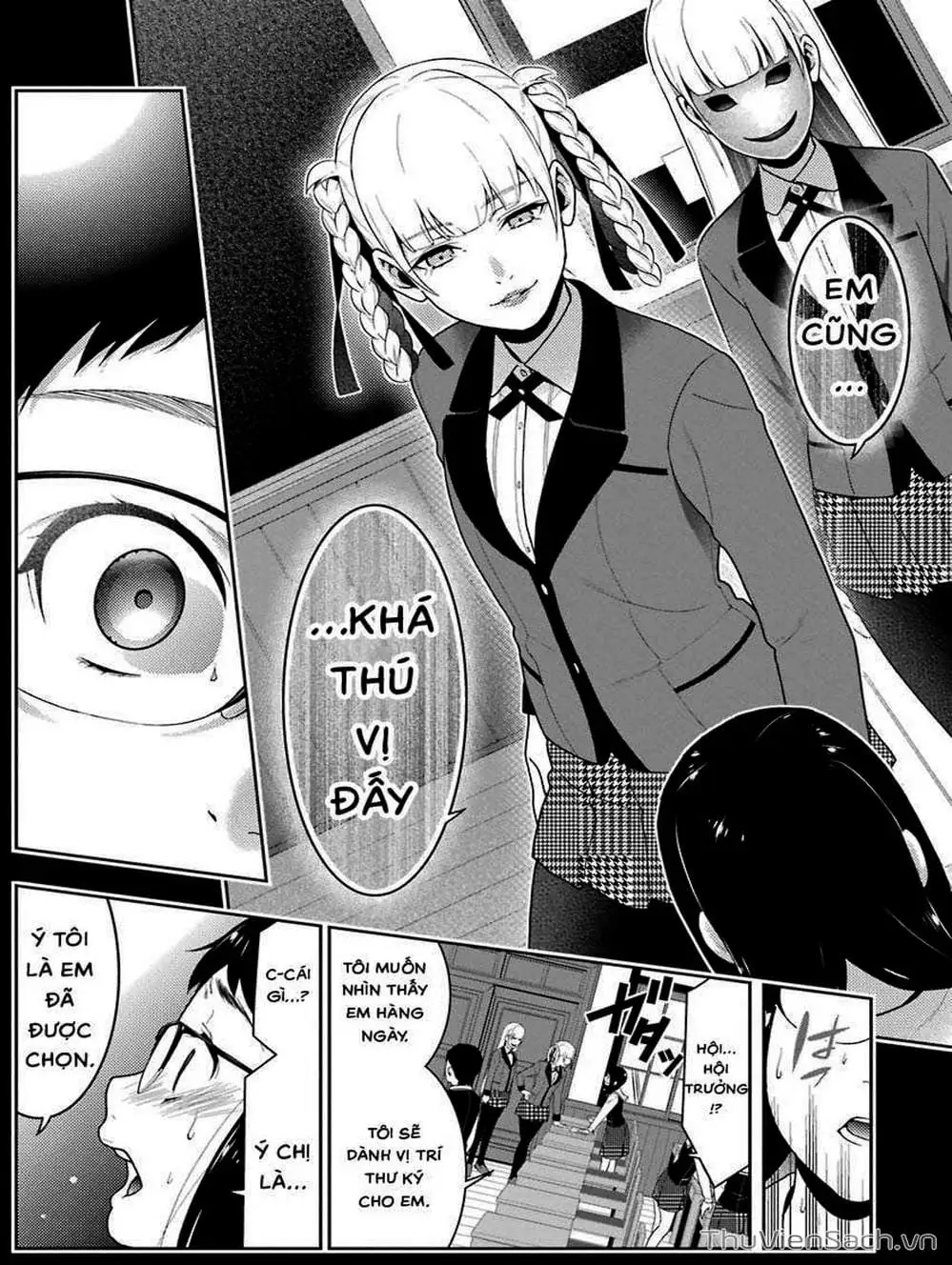 Truyện Tranh Học Viện Đỏ Đen - Kakegurui trang 3