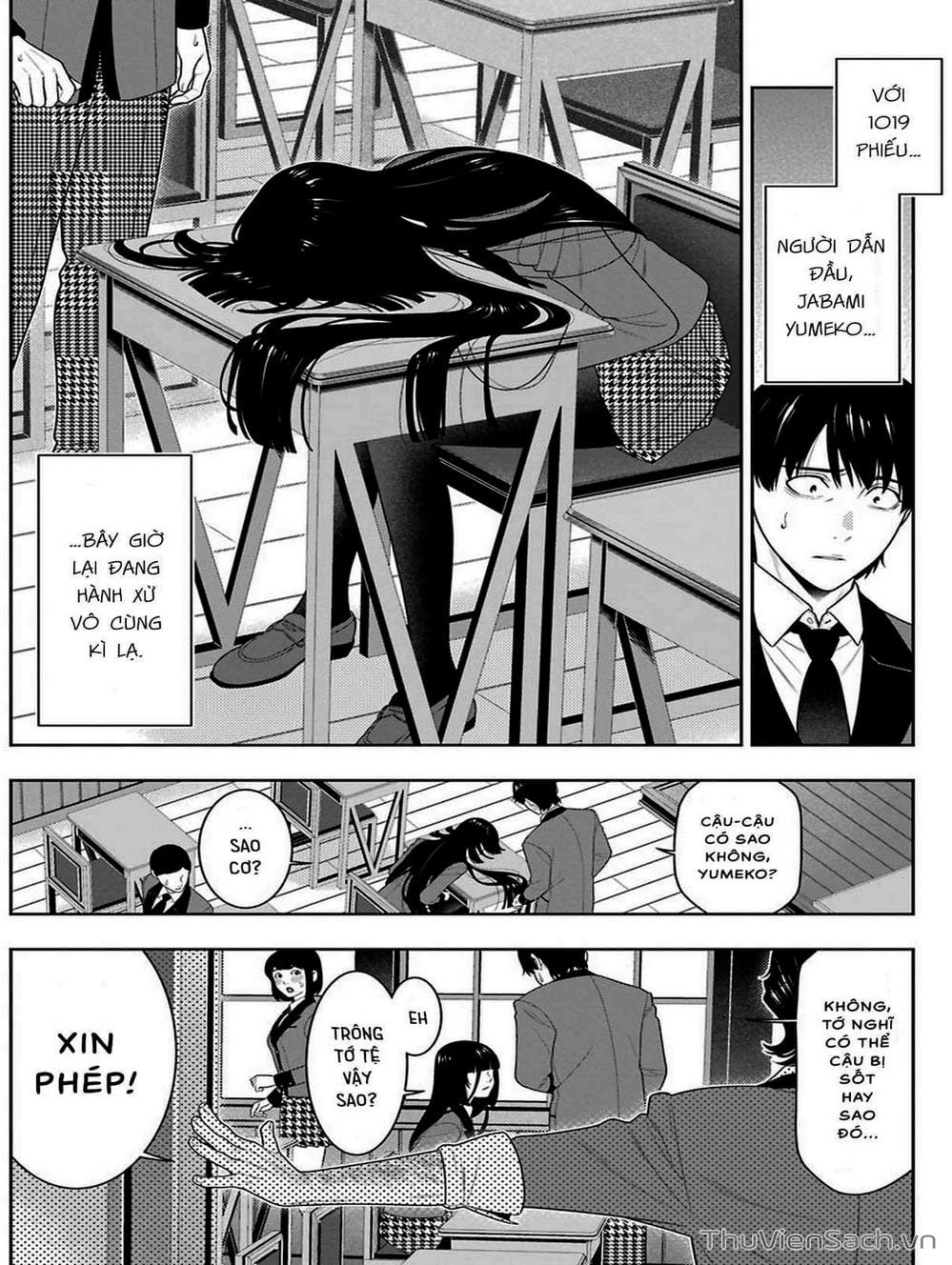 Truyện Tranh Học Viện Đỏ Đen - Kakegurui trang 3