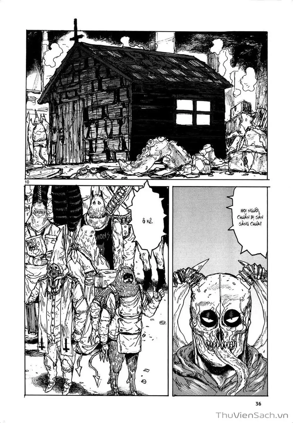 Truyện Tranh Kẻ Mất Trí Và Thế Giới Ma Thuật - Dorohedoro trang 5