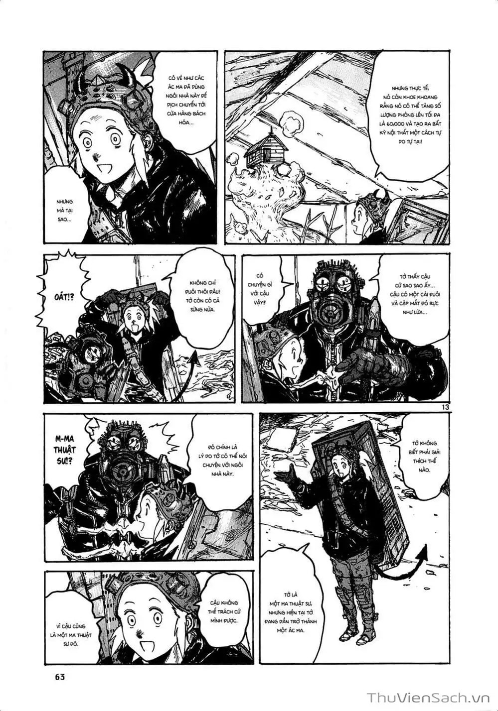 Truyện Tranh Kẻ Mất Trí Và Thế Giới Ma Thuật - Dorohedoro trang 5