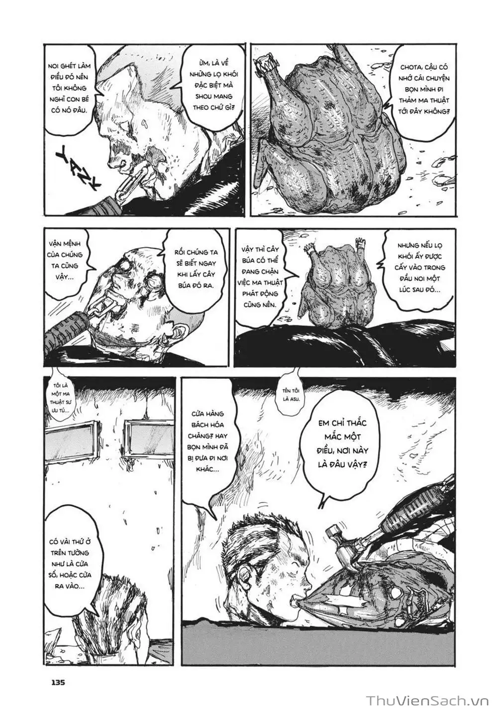 Truyện Tranh Kẻ Mất Trí Và Thế Giới Ma Thuật - Dorohedoro trang 5