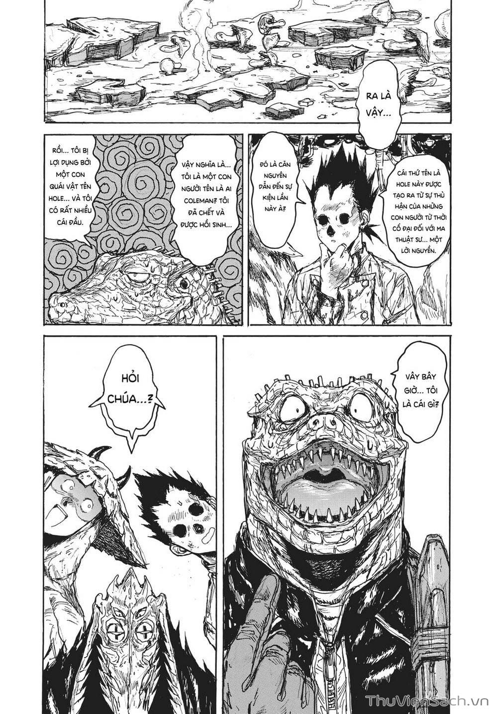 Truyện Tranh Kẻ Mất Trí Và Thế Giới Ma Thuật - Dorohedoro trang 5