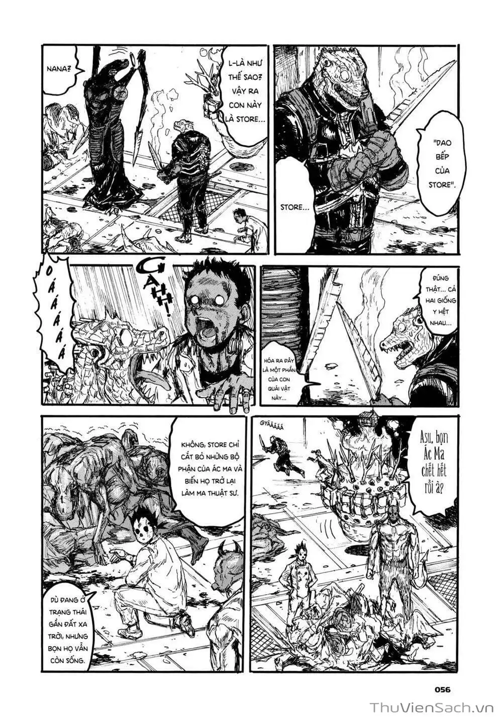 Truyện Tranh Kẻ Mất Trí Và Thế Giới Ma Thuật - Dorohedoro trang 5