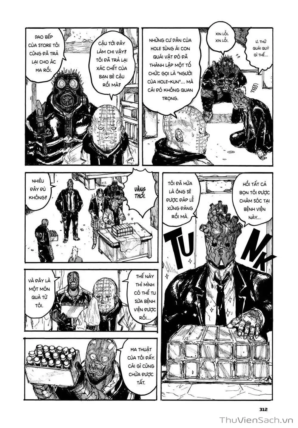 Truyện Tranh Kẻ Mất Trí Và Thế Giới Ma Thuật - Dorohedoro trang 5