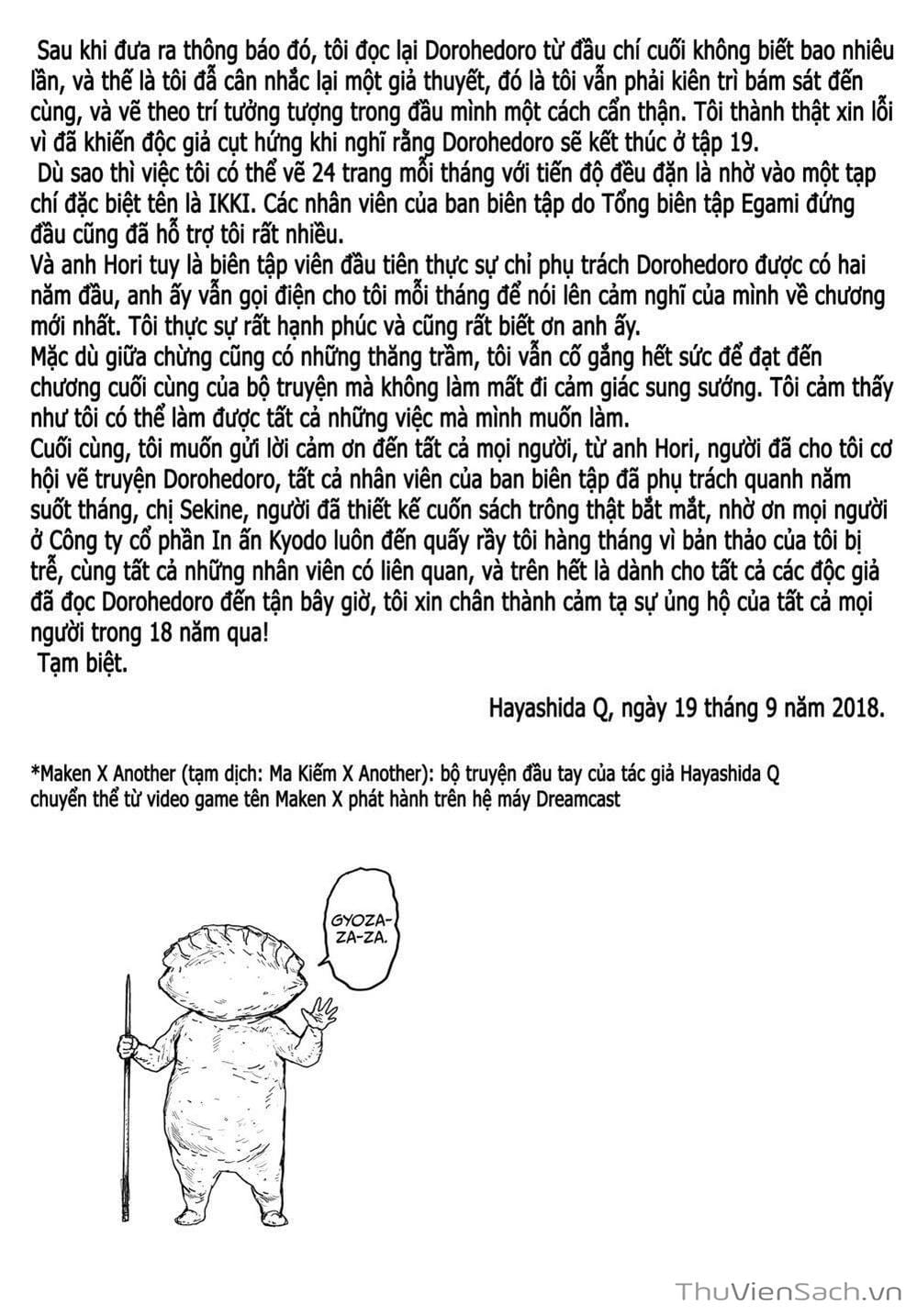 Truyện Tranh Kẻ Mất Trí Và Thế Giới Ma Thuật - Dorohedoro trang 5