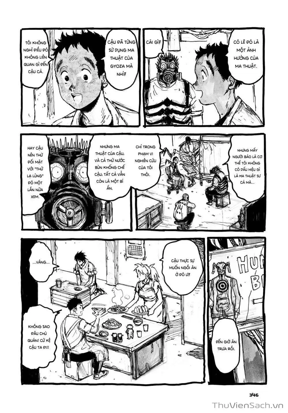 Truyện Tranh Kẻ Mất Trí Và Thế Giới Ma Thuật - Dorohedoro trang 5