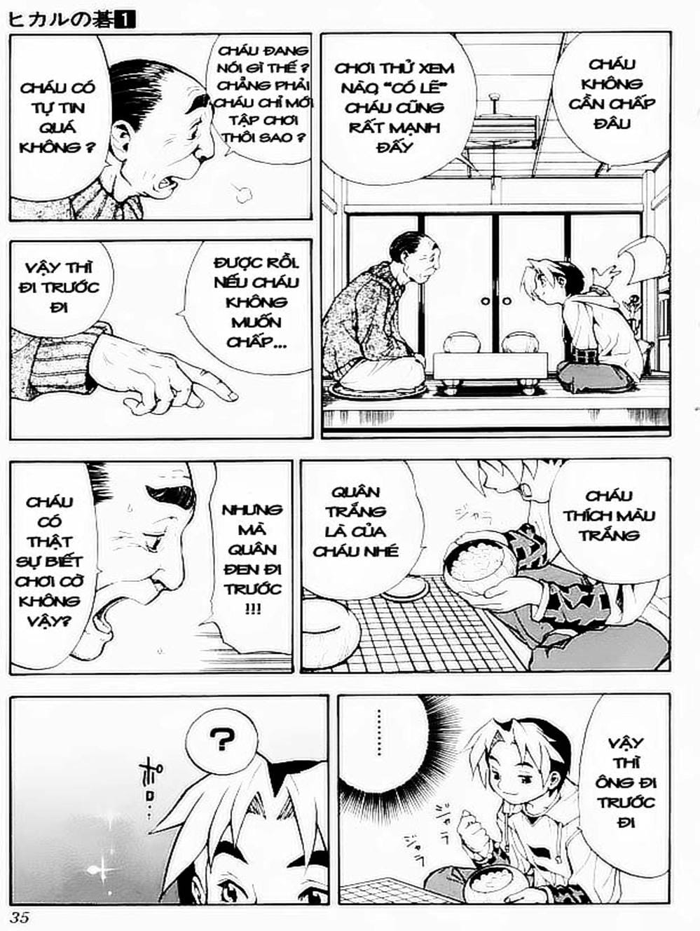 Truyện Tranh Kì Thủ Cờ Vây - Hikaru No Go trang 6