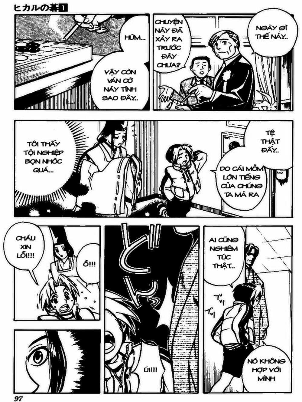 Truyện Tranh Kì Thủ Cờ Vây - Hikaru No Go trang 6