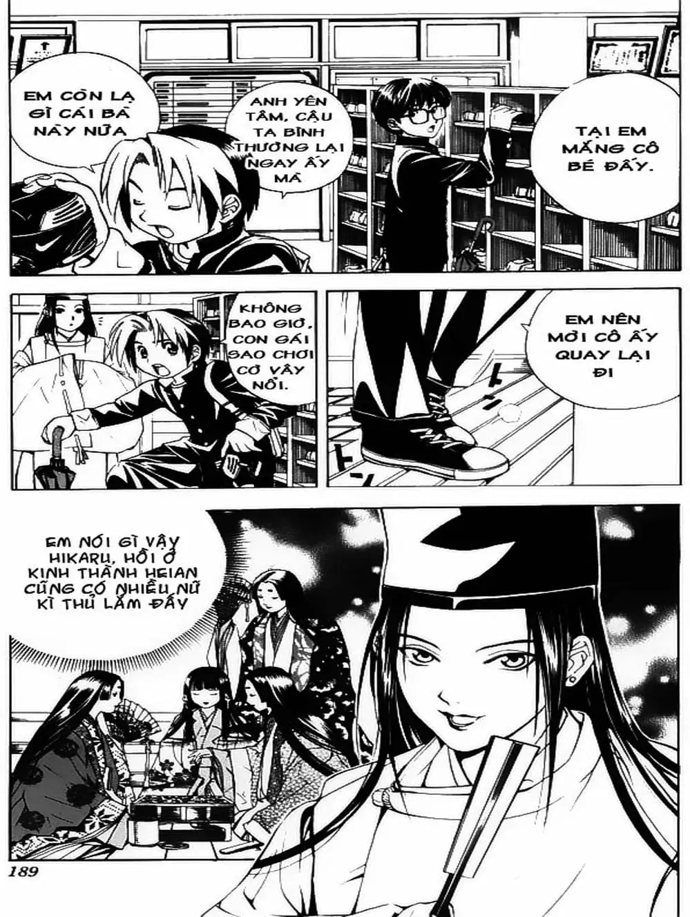 Truyện Tranh Kì Thủ Cờ Vây - Hikaru No Go trang 6