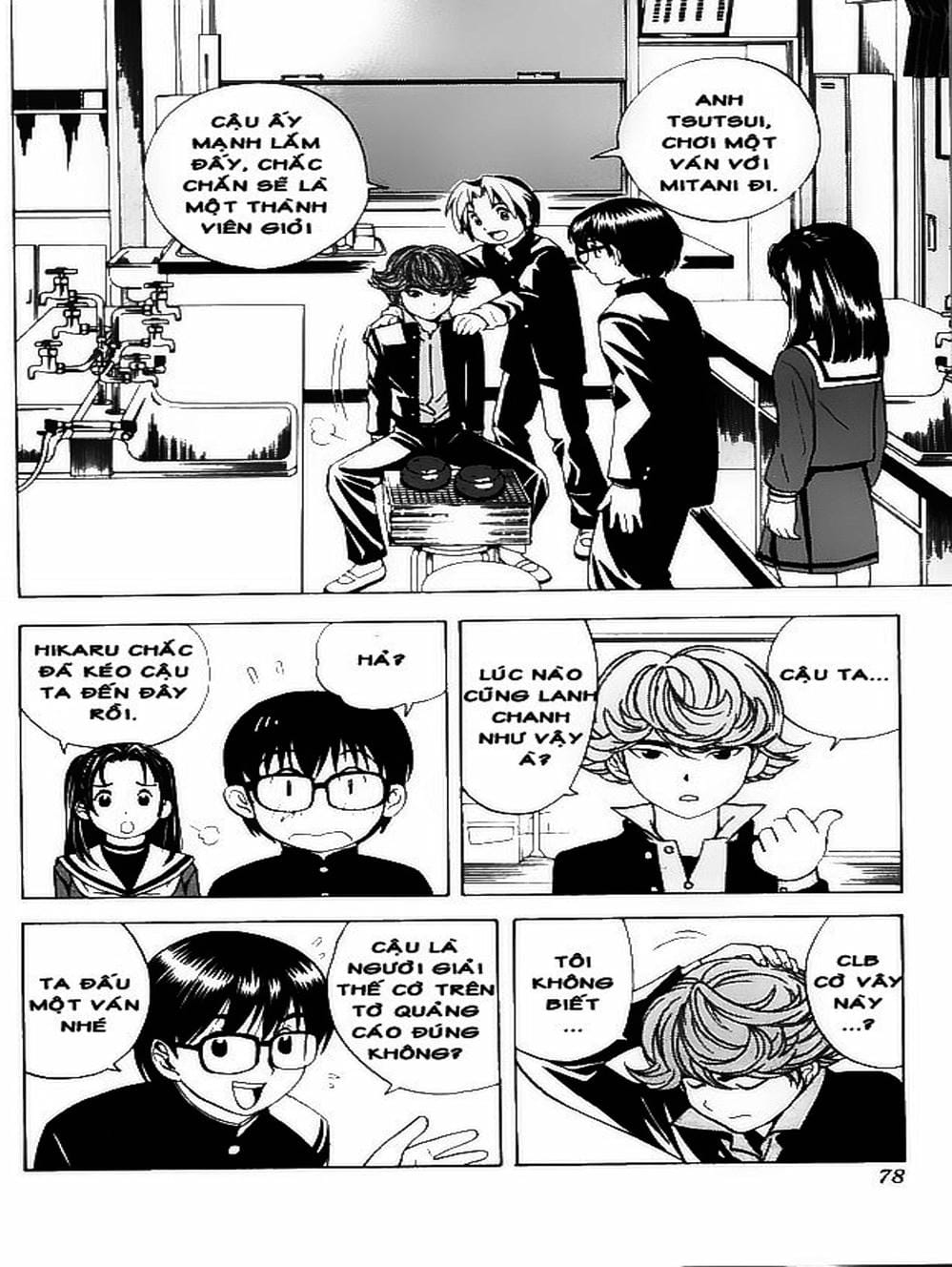 Truyện Tranh Kì Thủ Cờ Vây - Hikaru No Go trang 6