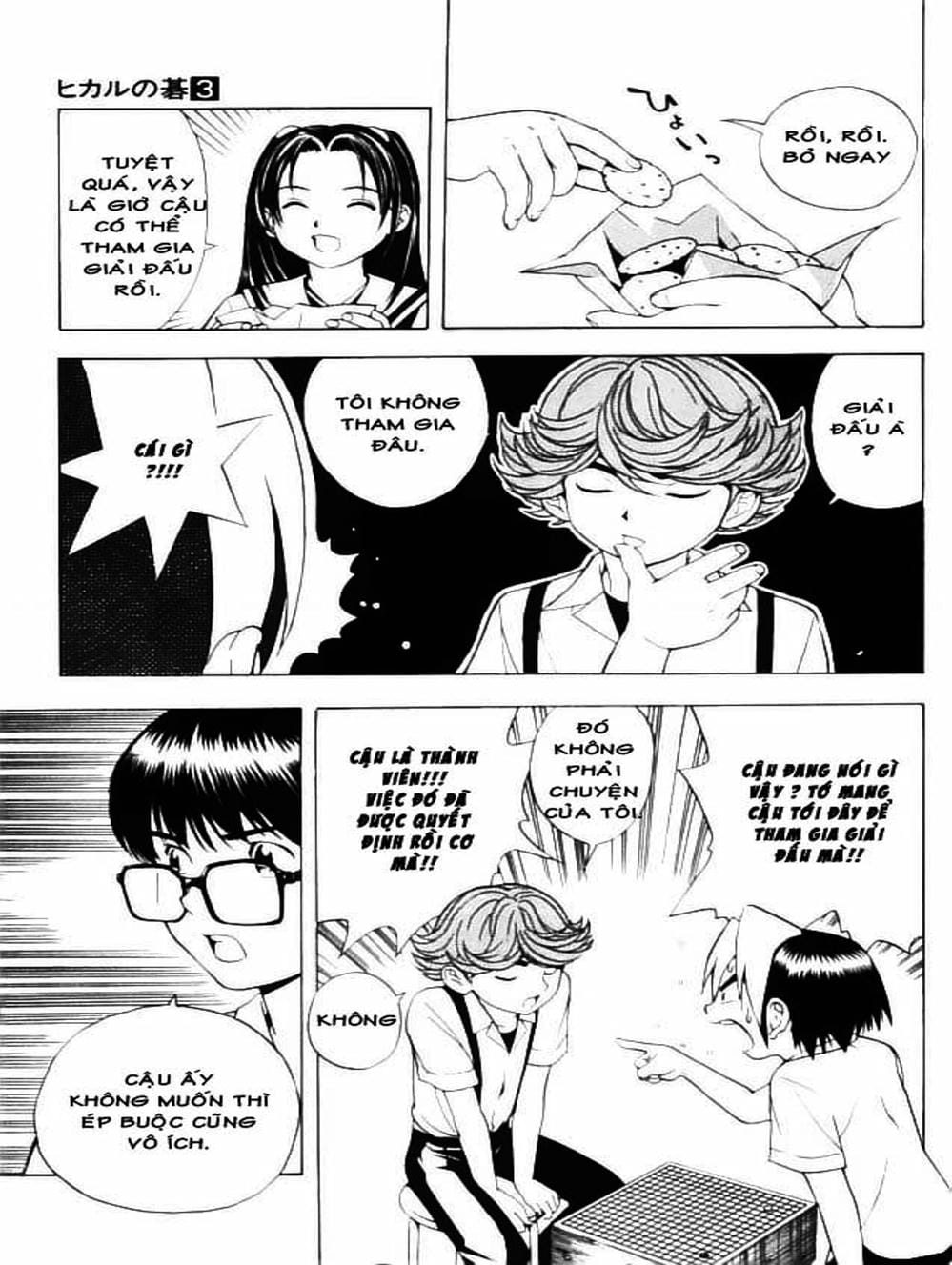 Truyện Tranh Kì Thủ Cờ Vây - Hikaru No Go trang 6
