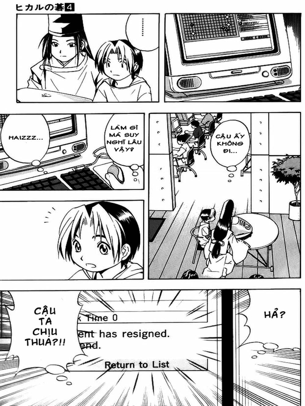 Truyện Tranh Kì Thủ Cờ Vây - Hikaru No Go trang 6