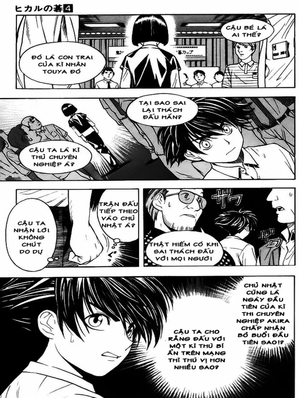 Truyện Tranh Kì Thủ Cờ Vây - Hikaru No Go trang 6