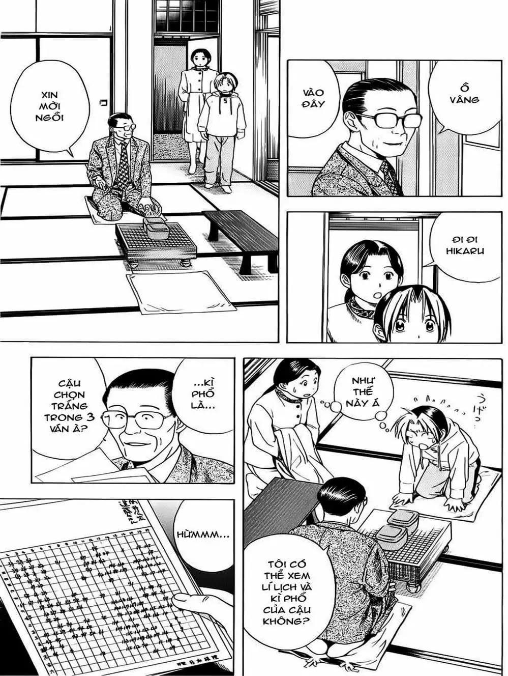 Truyện Tranh Kì Thủ Cờ Vây - Hikaru No Go trang 6