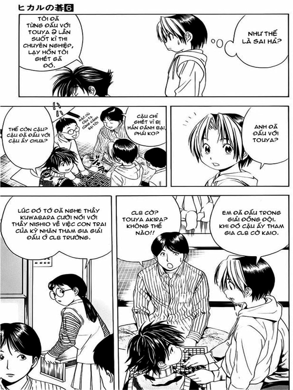 Truyện Tranh Kì Thủ Cờ Vây - Hikaru No Go trang 6
