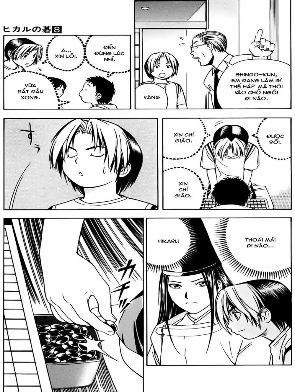 Truyện Tranh Kì Thủ Cờ Vây - Hikaru No Go trang 6