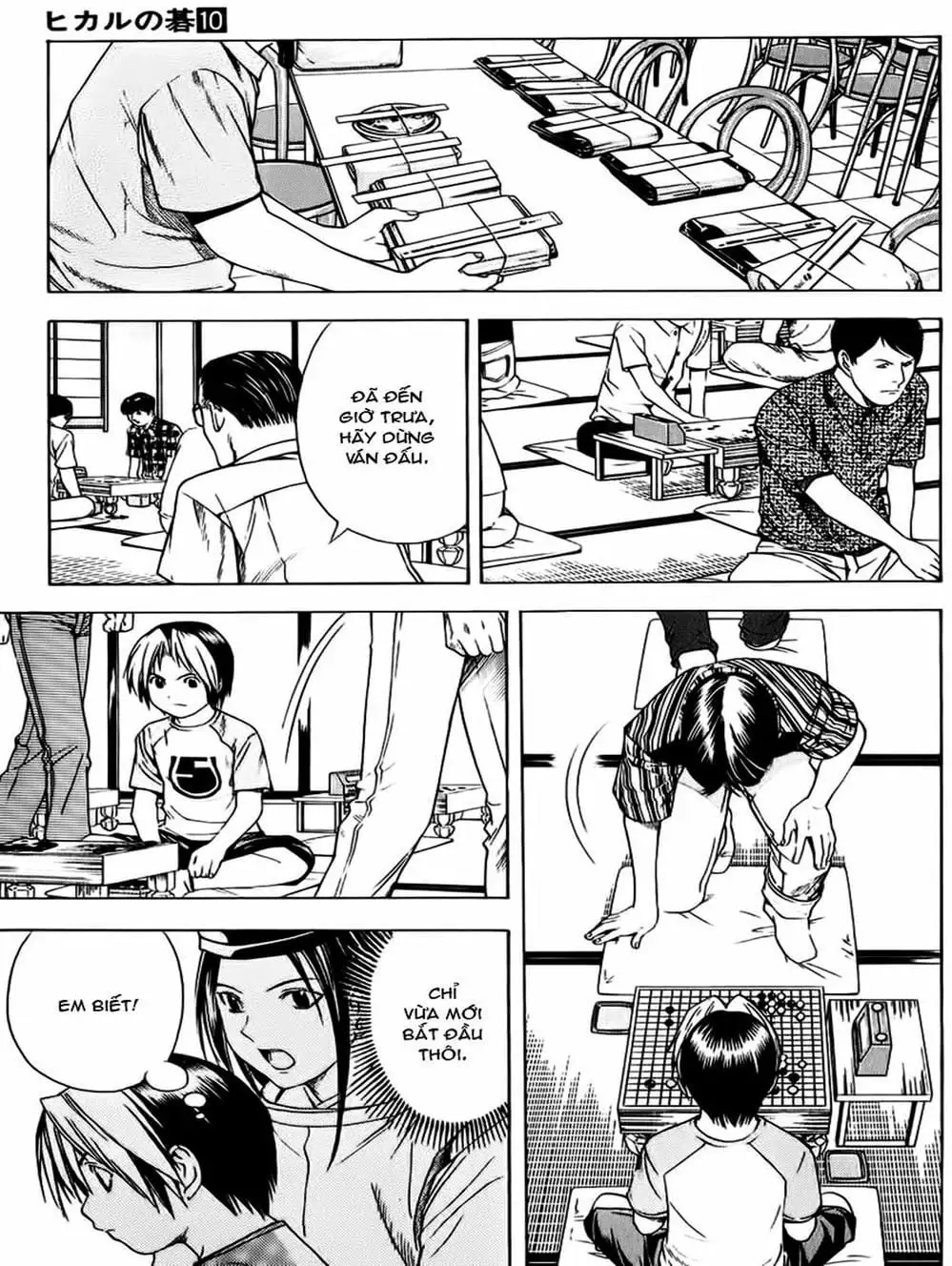 Truyện Tranh Kì Thủ Cờ Vây - Hikaru No Go trang 6