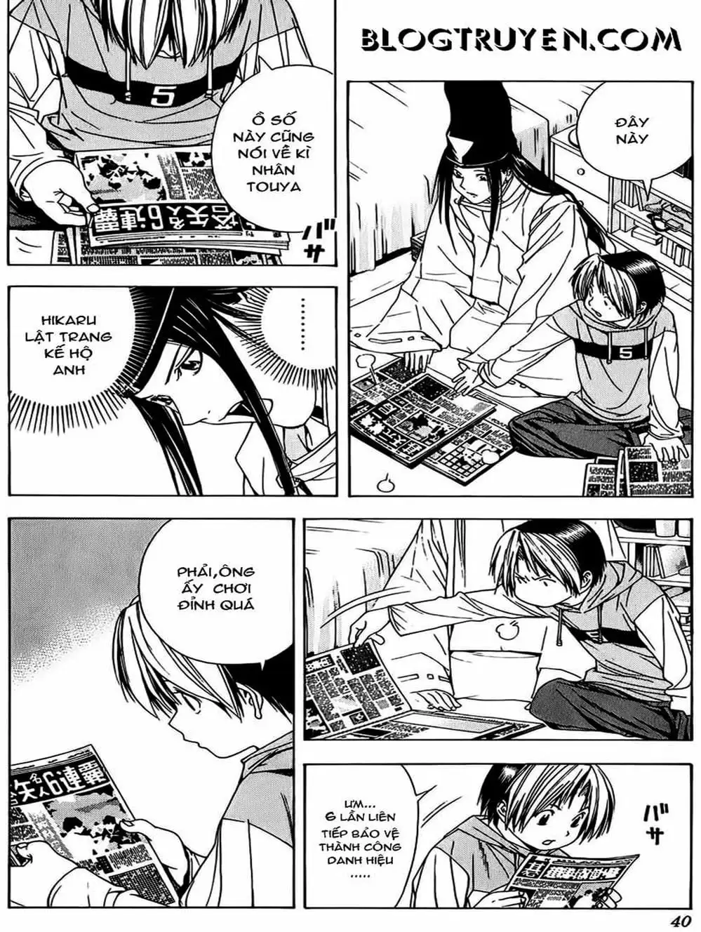 Truyện Tranh Kì Thủ Cờ Vây - Hikaru No Go trang 6