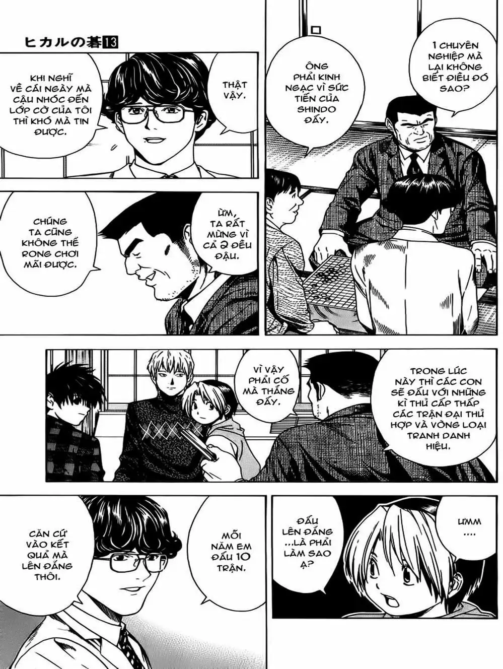 Truyện Tranh Kì Thủ Cờ Vây - Hikaru No Go trang 6