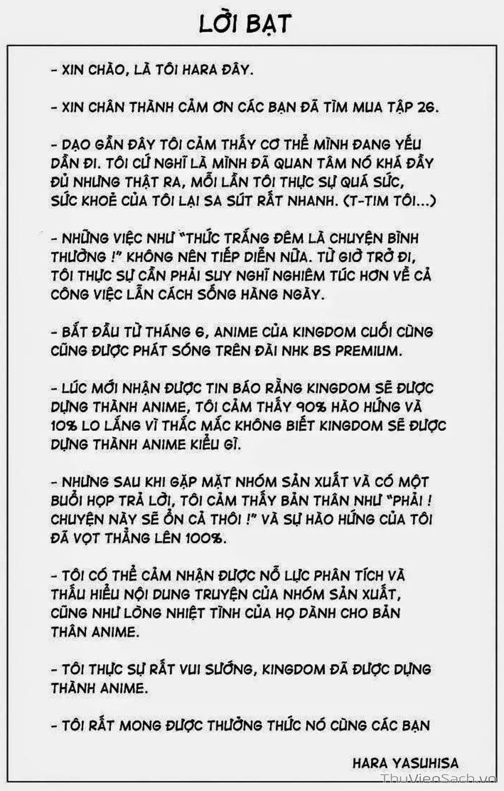 Truyện Tranh Kingdom - Vương Giả Thiên Hạ trang 4