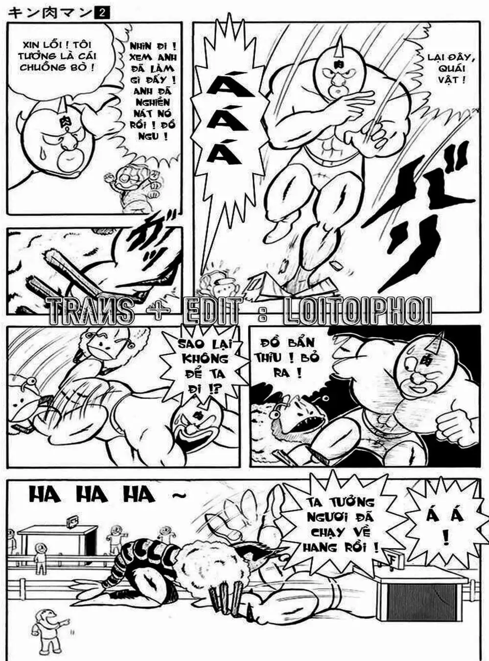 Truyện Tranh Lực Sĩ Kinniku - Kinnikuman trang 5