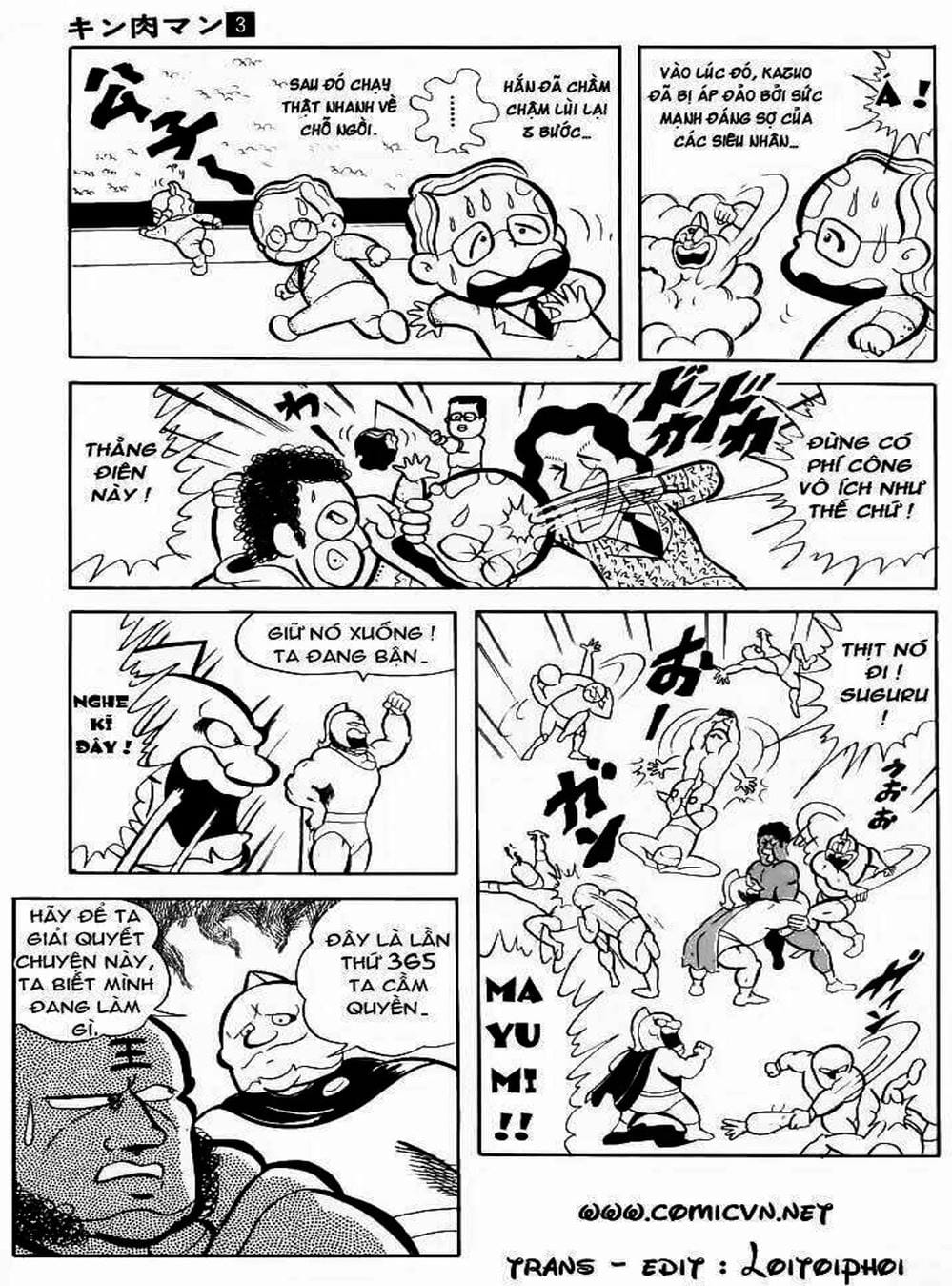 Truyện Tranh Lực Sĩ Kinniku - Kinnikuman trang 5