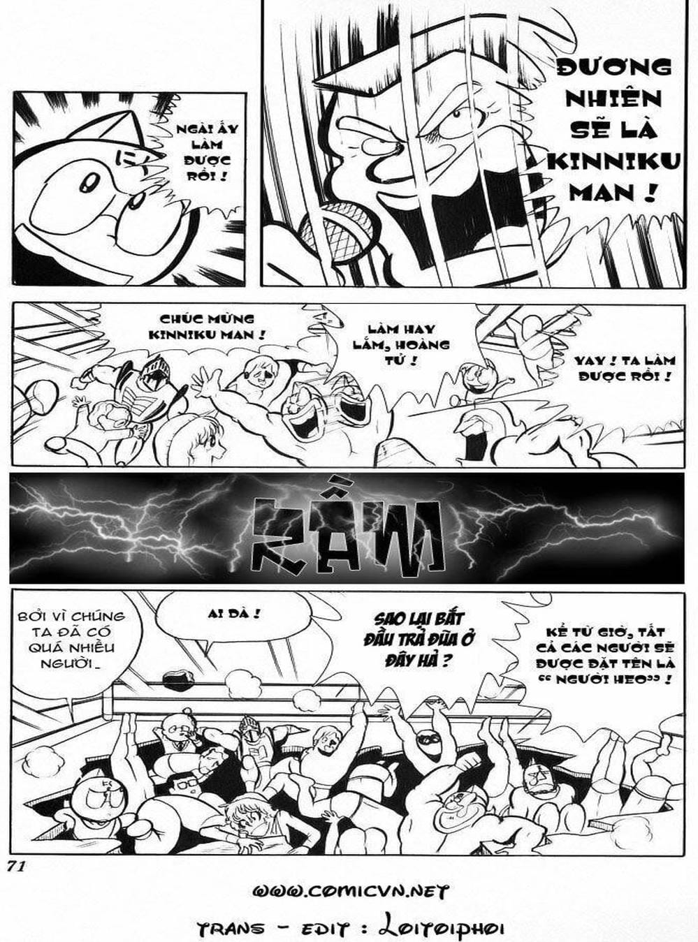 Truyện Tranh Lực Sĩ Kinniku - Kinnikuman trang 5