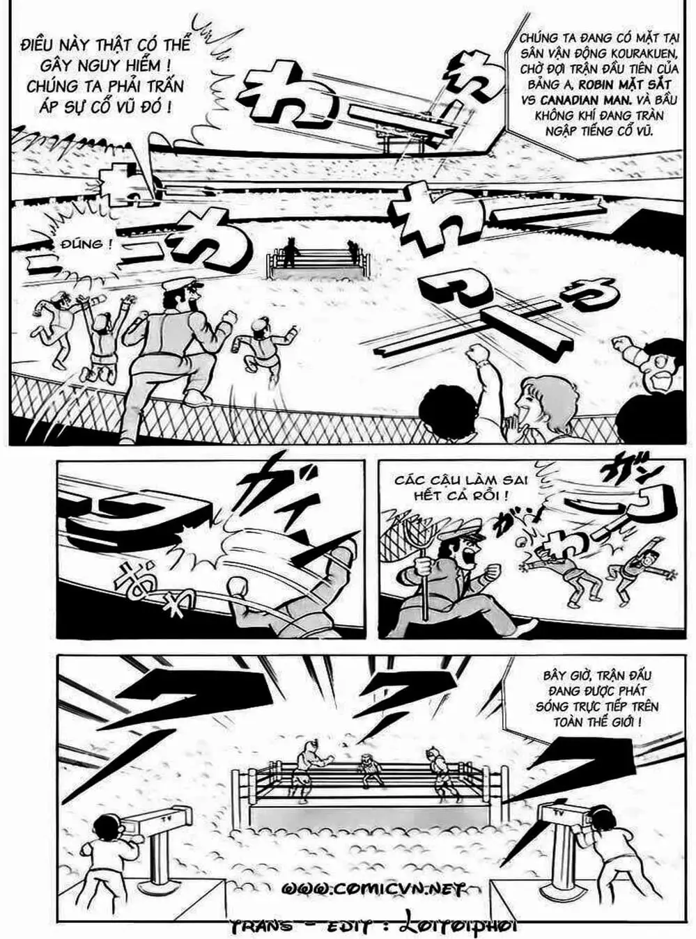Truyện Tranh Lực Sĩ Kinniku - Kinnikuman trang 5