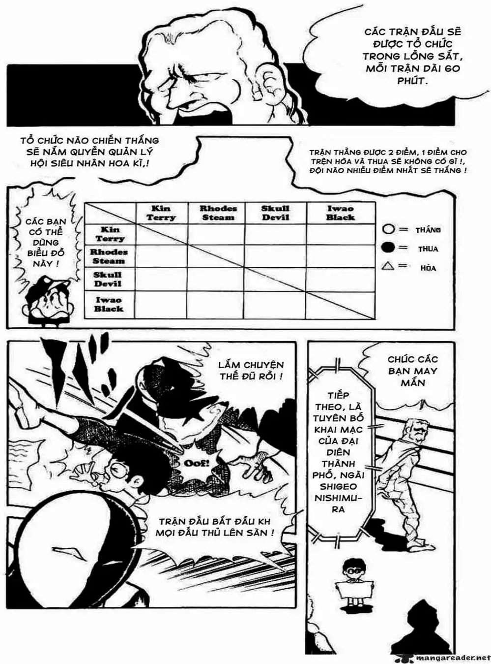 Truyện Tranh Lực Sĩ Kinniku - Kinnikuman trang 5