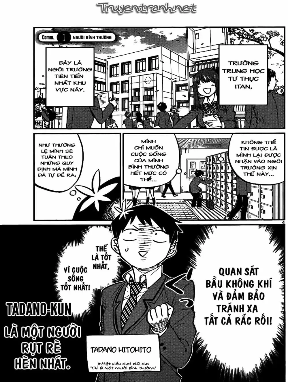 Truyện Tranh Komi Không Thể Giao Tiếp - Komi San Wa Komyusho Desu trang 5