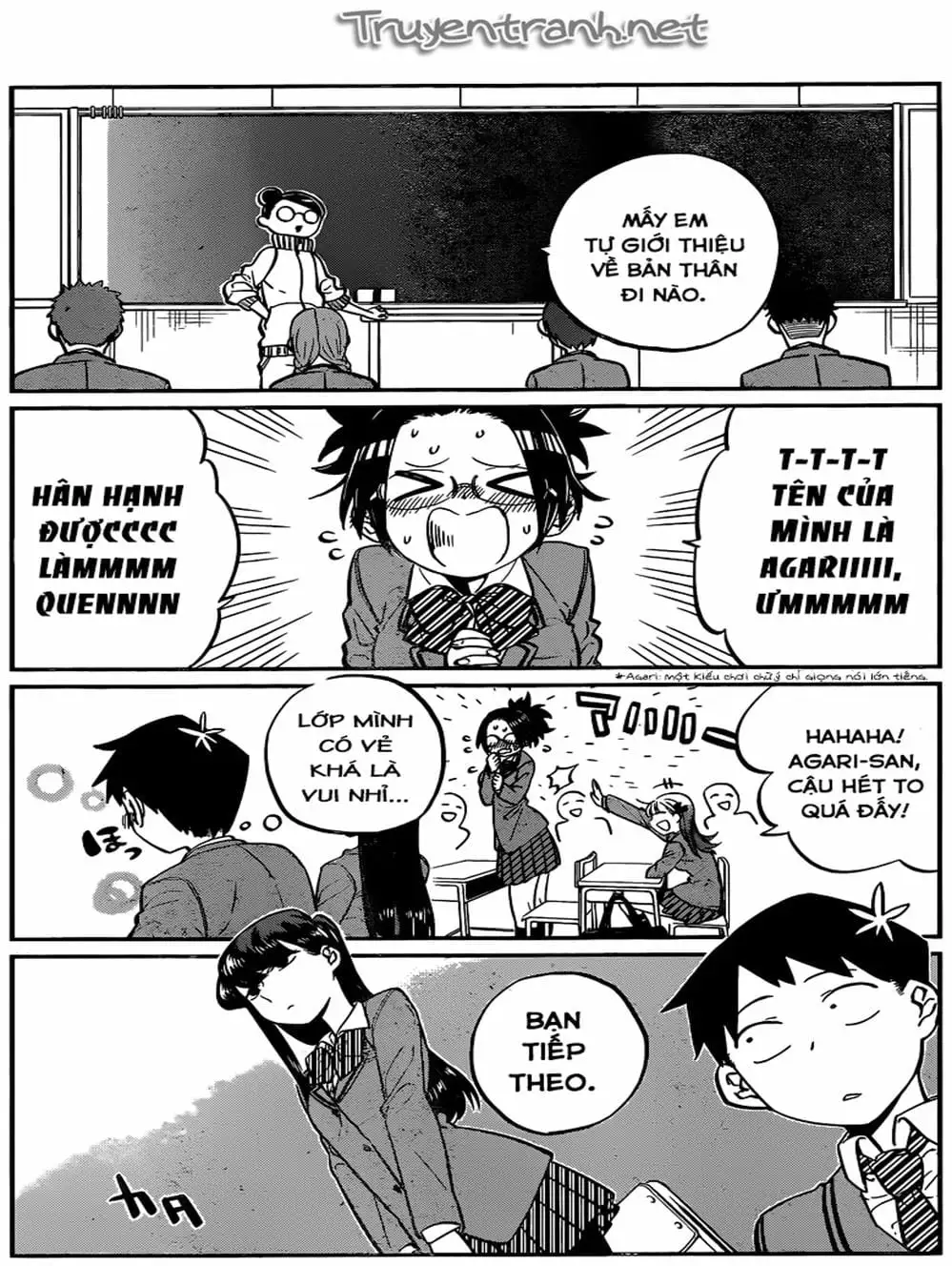 Truyện Tranh Komi Không Thể Giao Tiếp - Komi San Wa Komyusho Desu trang 5