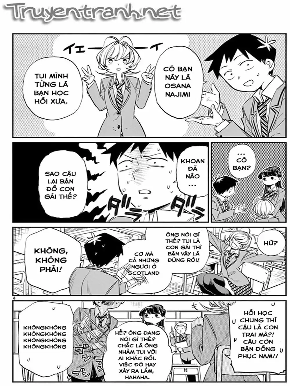 Truyện Tranh Komi Không Thể Giao Tiếp - Komi San Wa Komyusho Desu trang 5