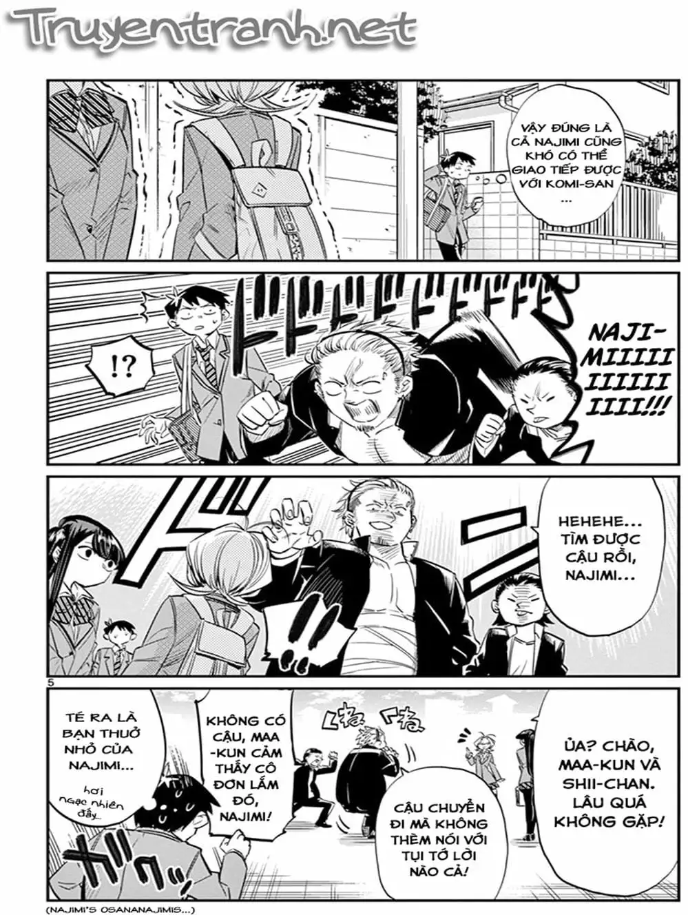 Truyện Tranh Komi Không Thể Giao Tiếp - Komi San Wa Komyusho Desu trang 5