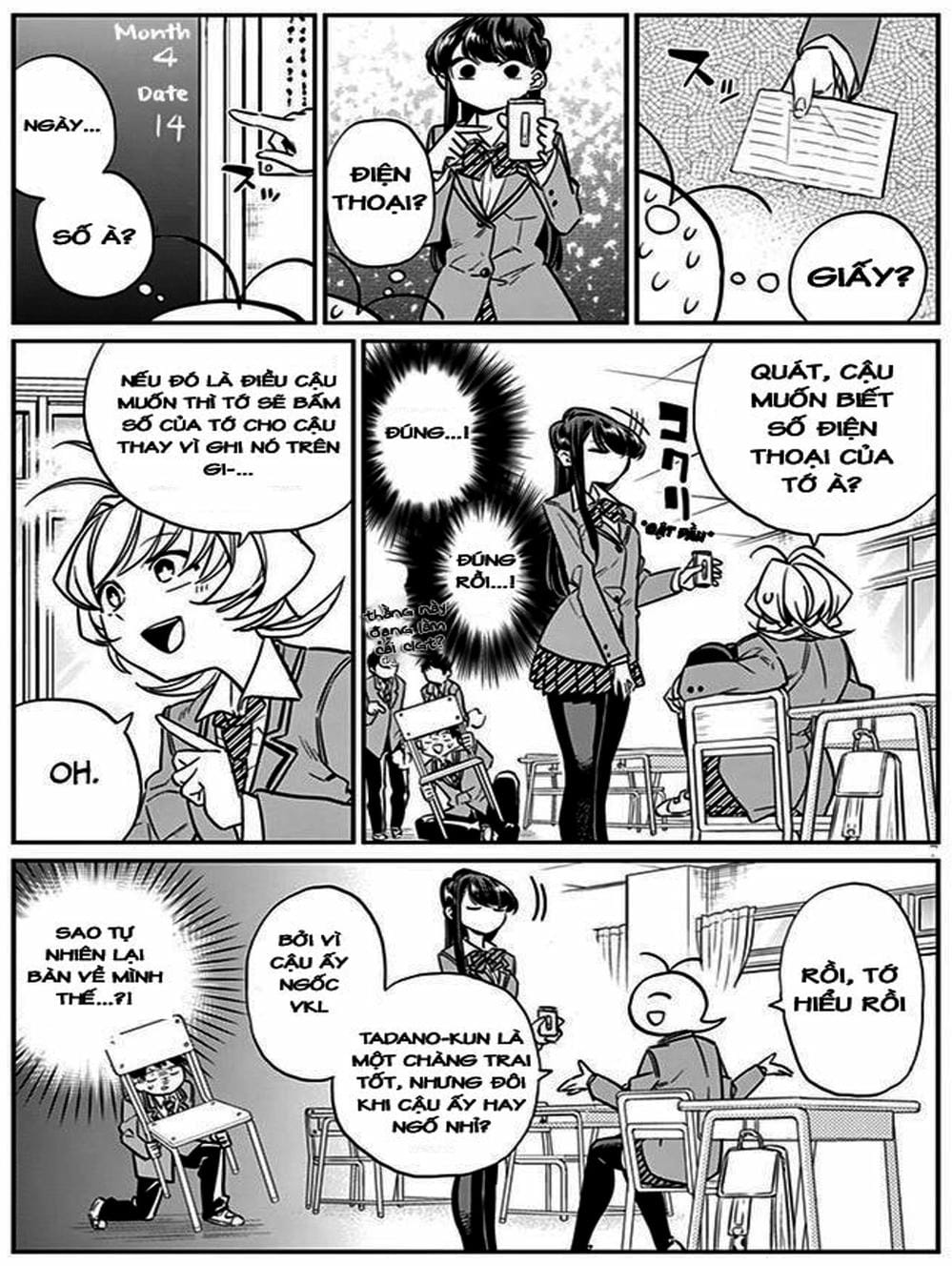Truyện Tranh Komi Không Thể Giao Tiếp - Komi San Wa Komyusho Desu trang 5