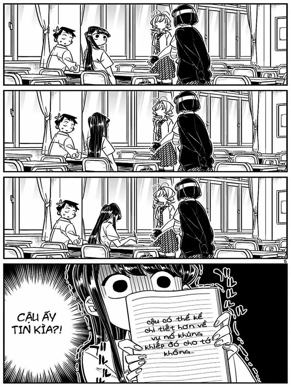 Truyện Tranh Komi Không Thể Giao Tiếp - Komi San Wa Komyusho Desu trang 5