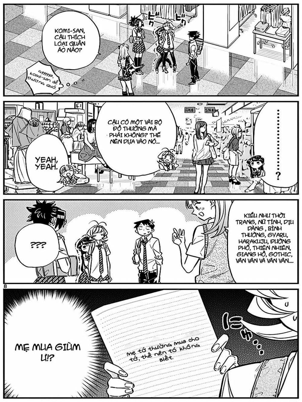 Truyện Tranh Komi Không Thể Giao Tiếp - Komi San Wa Komyusho Desu trang 5
