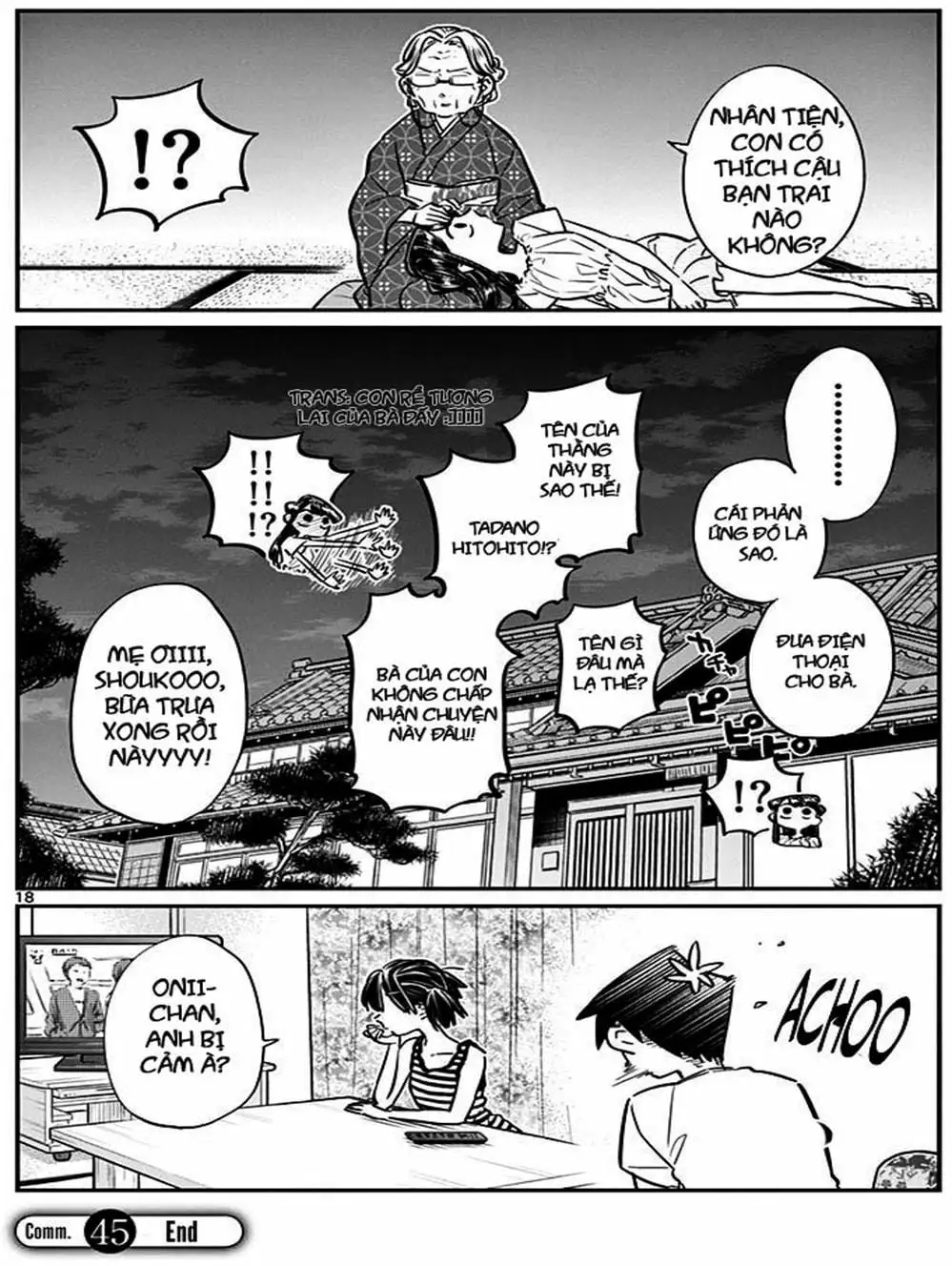 Truyện Tranh Komi Không Thể Giao Tiếp - Komi San Wa Komyusho Desu trang 5