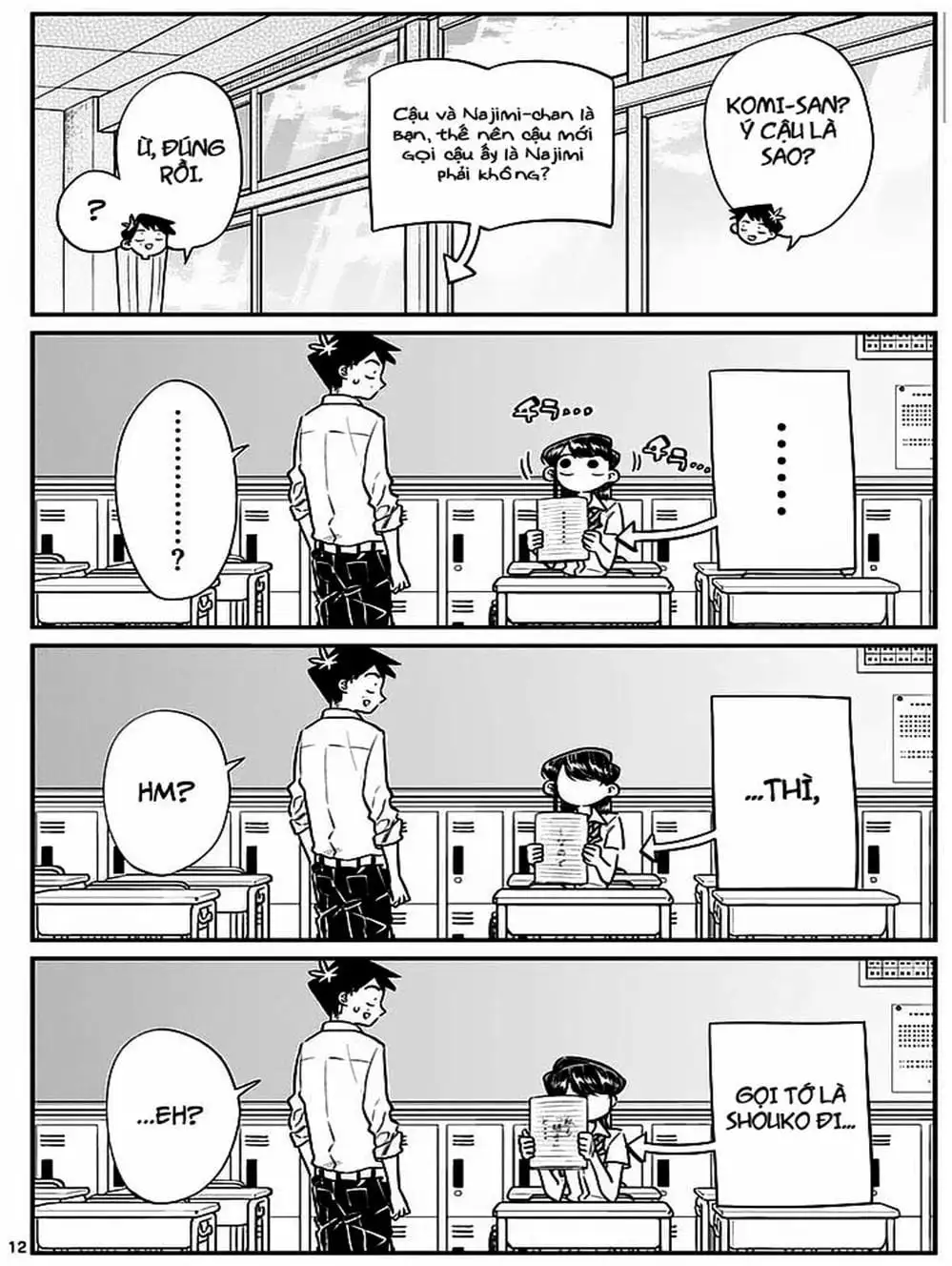 Truyện Tranh Komi Không Thể Giao Tiếp - Komi San Wa Komyusho Desu trang 5