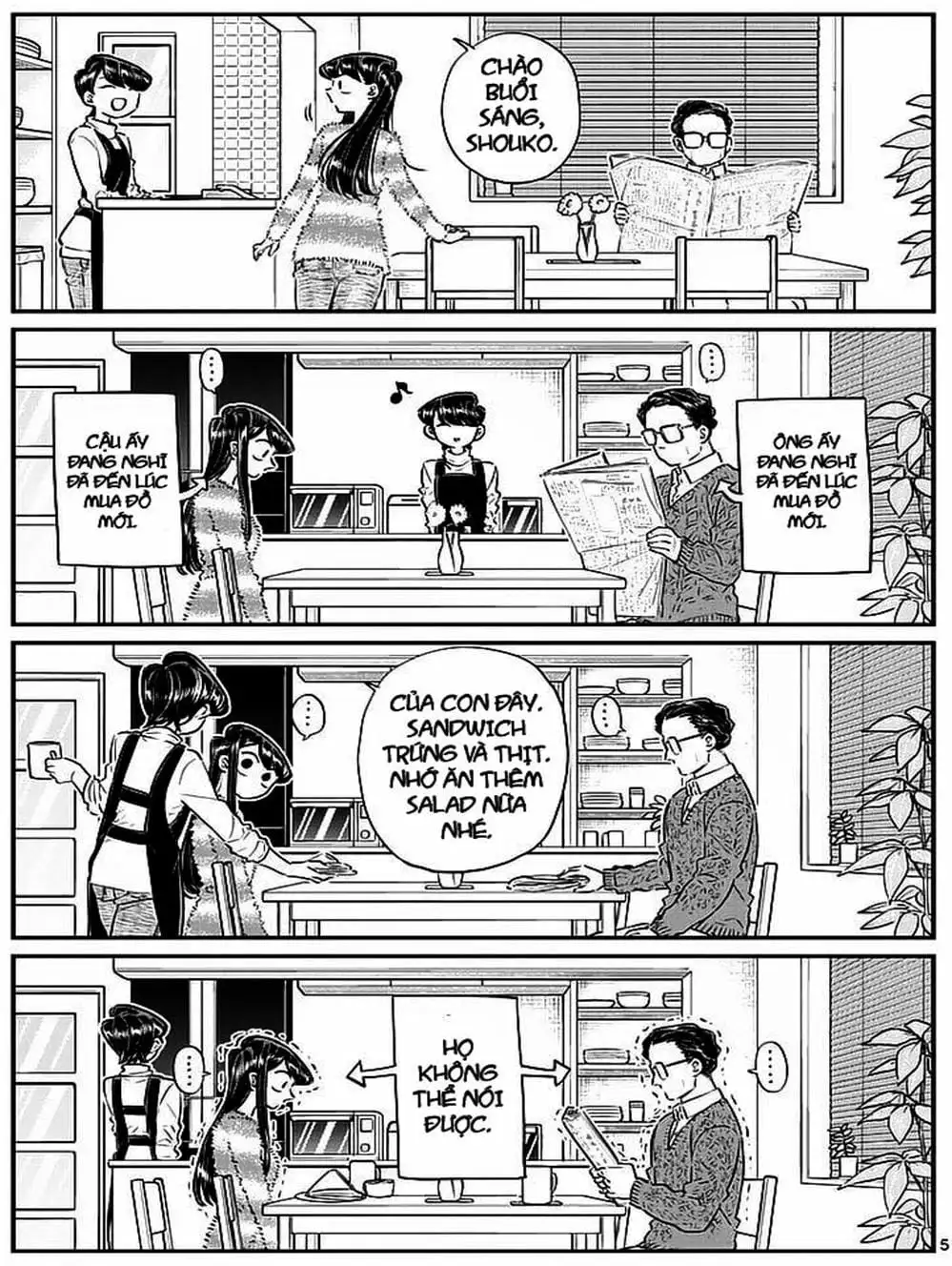 Truyện Tranh Komi Không Thể Giao Tiếp - Komi San Wa Komyusho Desu trang 5