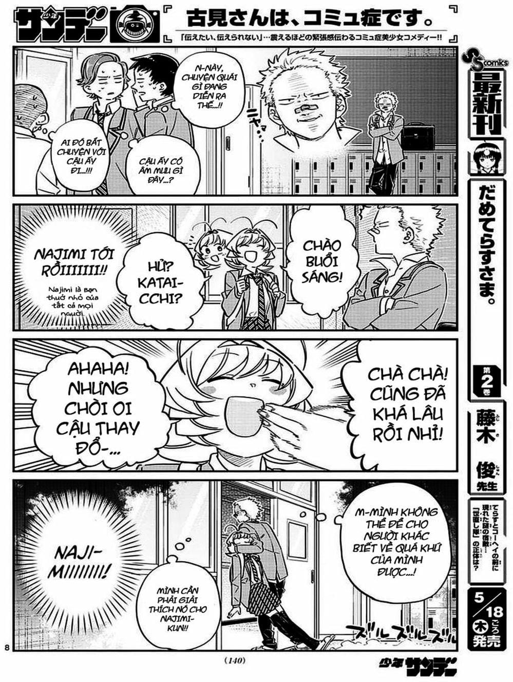 Truyện Tranh Komi Không Thể Giao Tiếp - Komi San Wa Komyusho Desu trang 5