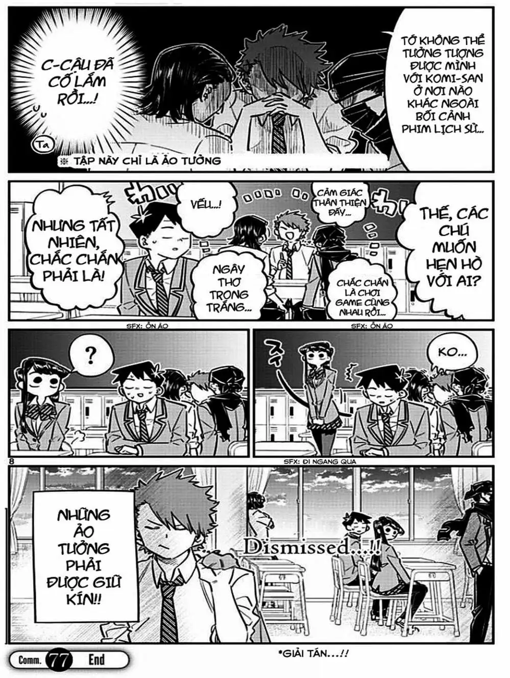 Truyện Tranh Komi Không Thể Giao Tiếp - Komi San Wa Komyusho Desu trang 5