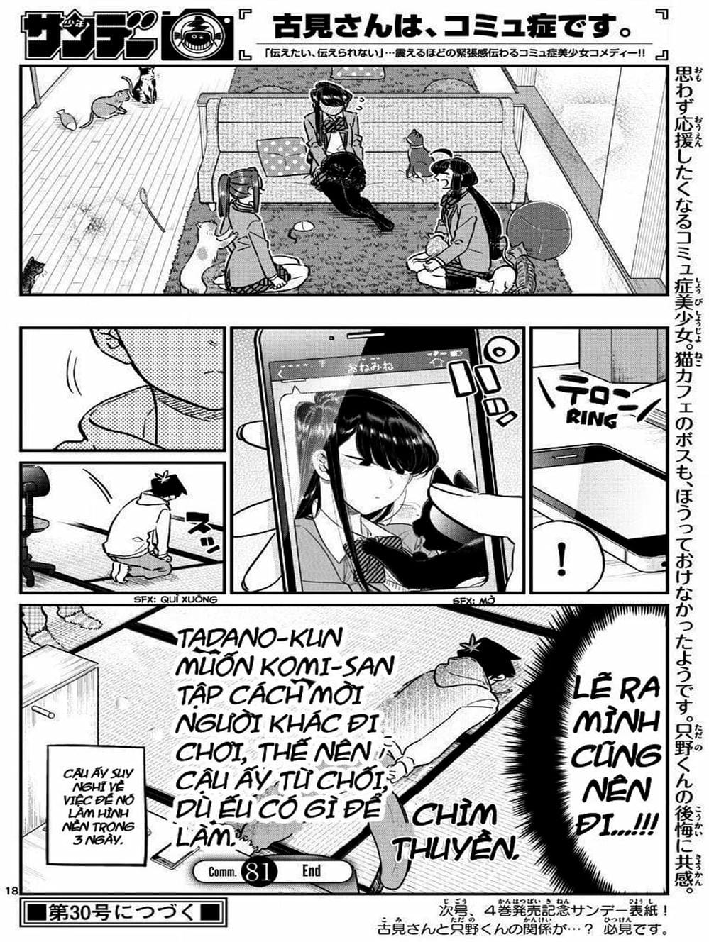 Truyện Tranh Komi Không Thể Giao Tiếp - Komi San Wa Komyusho Desu trang 5