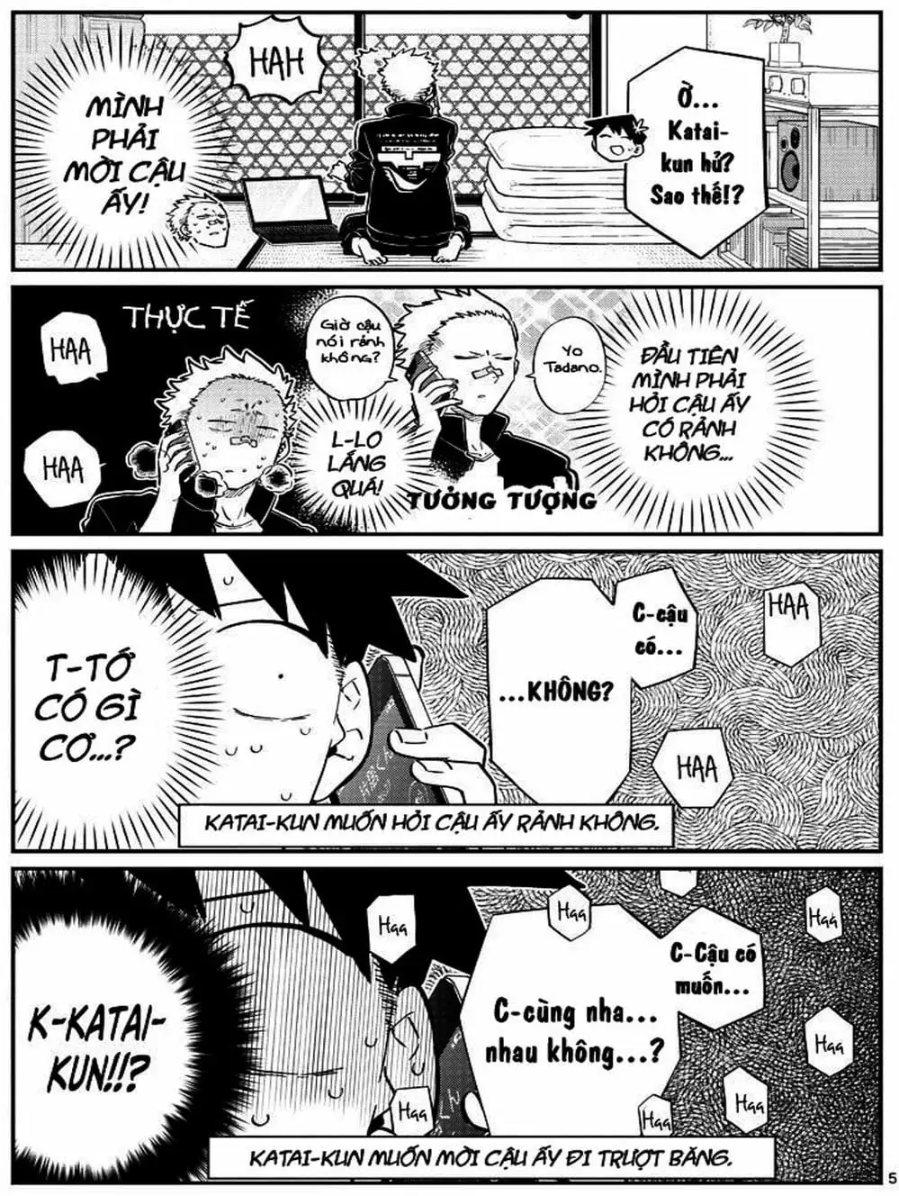 Truyện Tranh Komi Không Thể Giao Tiếp - Komi San Wa Komyusho Desu trang 5