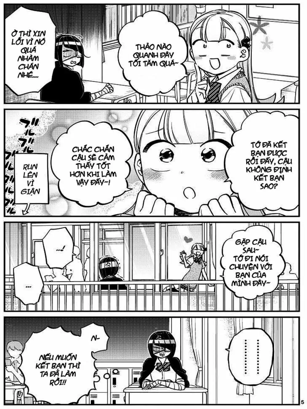 Truyện Tranh Komi Không Thể Giao Tiếp - Komi San Wa Komyusho Desu trang 5