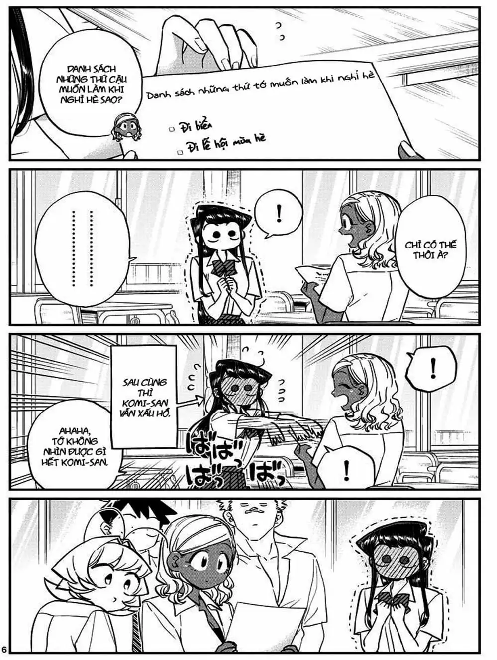 Truyện Tranh Komi Không Thể Giao Tiếp - Komi San Wa Komyusho Desu trang 5