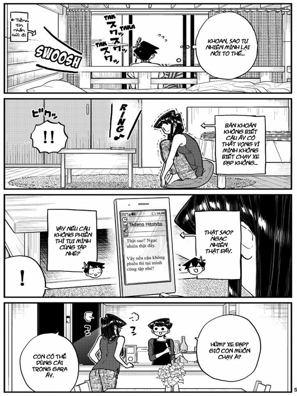Truyện Tranh Komi Không Thể Giao Tiếp - Komi San Wa Komyusho Desu trang 5