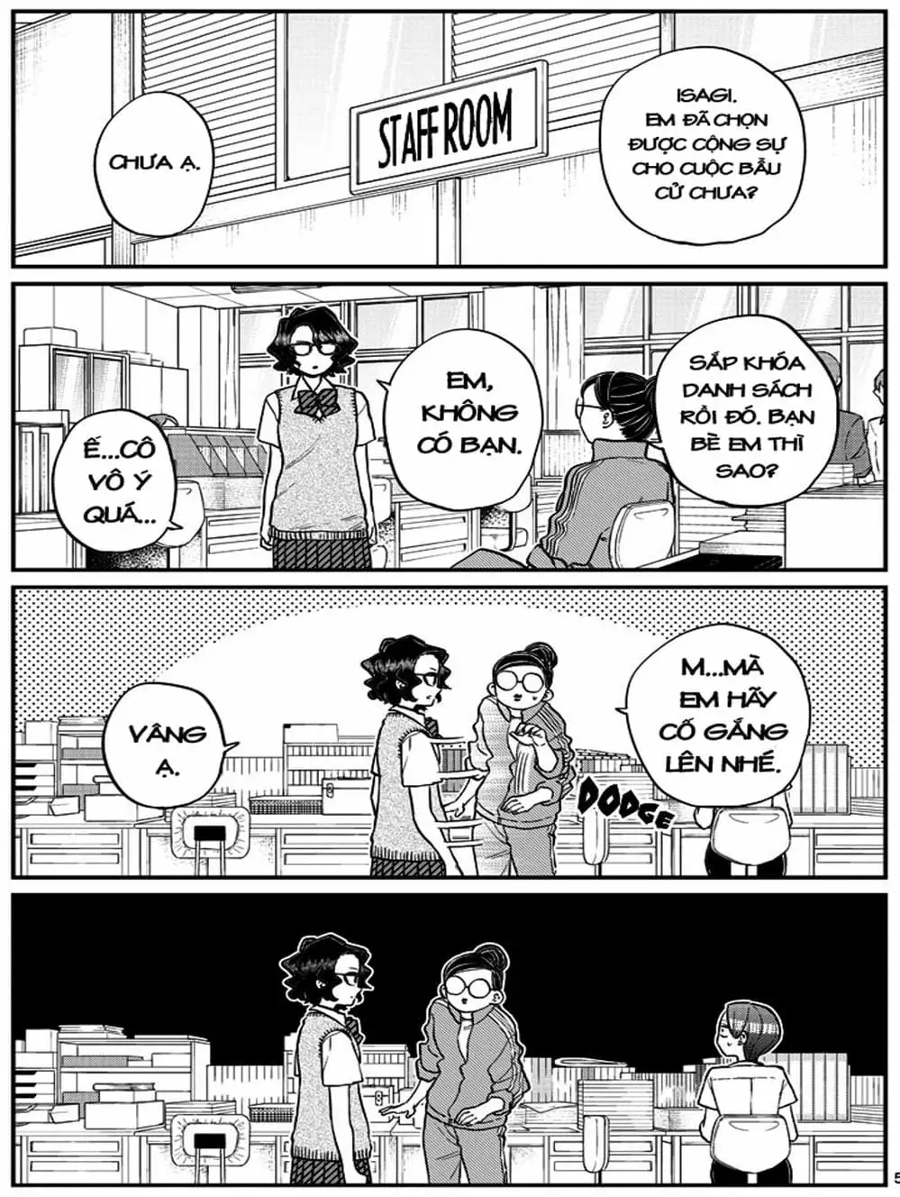 Truyện Tranh Komi Không Thể Giao Tiếp - Komi San Wa Komyusho Desu trang 5