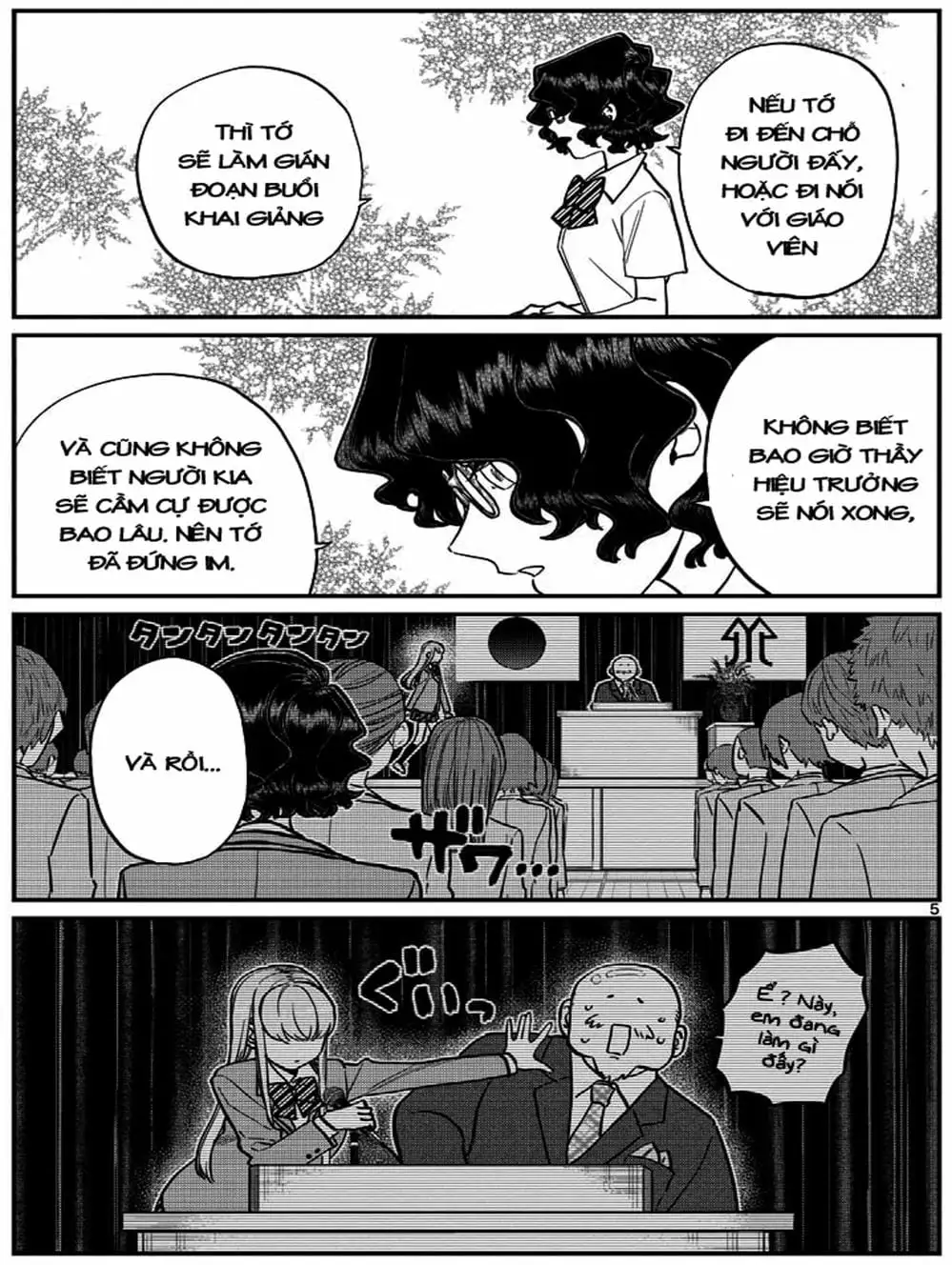 Truyện Tranh Komi Không Thể Giao Tiếp - Komi San Wa Komyusho Desu trang 5