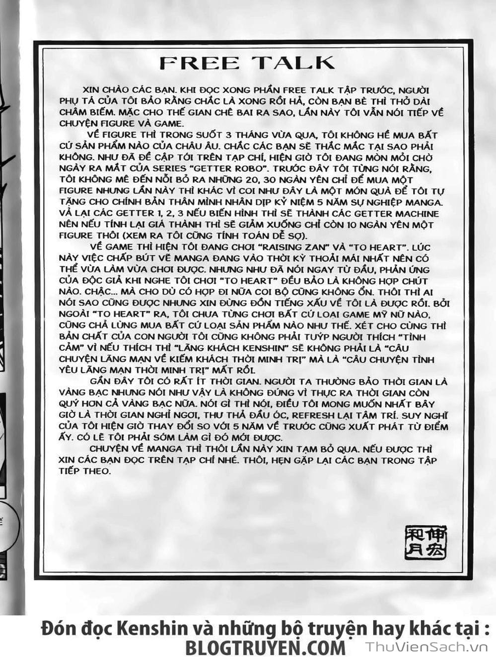 Truyện Tranh Lãng Khách Kenshin trang 5