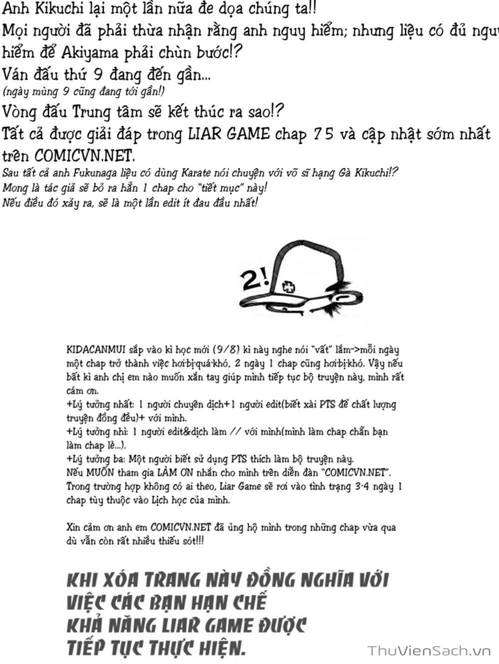 Truyện Tranh Trò Chơi Dối Trá - Liar Game trang 4